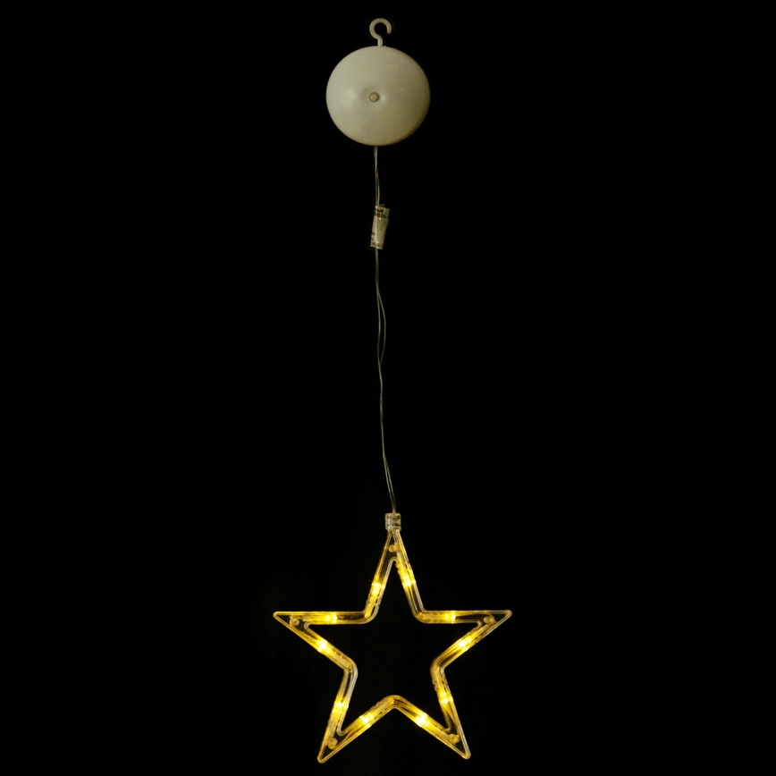 Aigostar - Décoration de Noël LED/3xAAA étoile 19cm