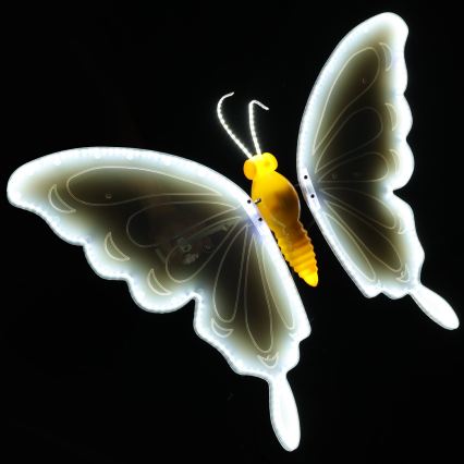 Aigostar - Décoration LED d'extérieur 372 LED IP44, blanc froid, en forme de papillon