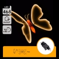 Aigostar - Décoration LED d'extérieur 504xLED IP44 blanc chaud papillon