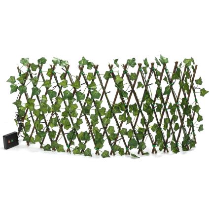 Aigostar - Décoration solaire LED 56xLED/2x0,4m IP65 300 mAh blanc chaud ivy