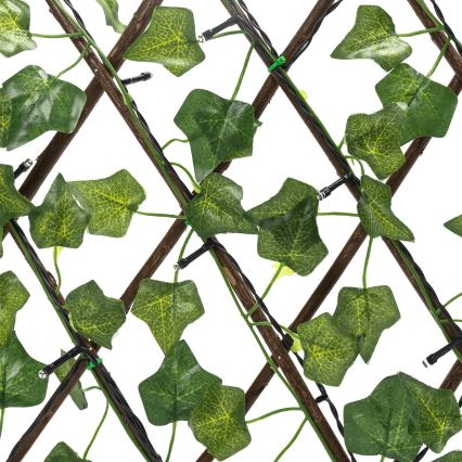 Aigostar - Décoration solaire LED 56xLED/2x0,4m IP65 300 mAh blanc chaud ivy
