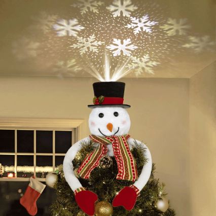 Aigostar - decorazione natalizia a LED/5W/230V, luce bianca fredda, pupazzo di neve
