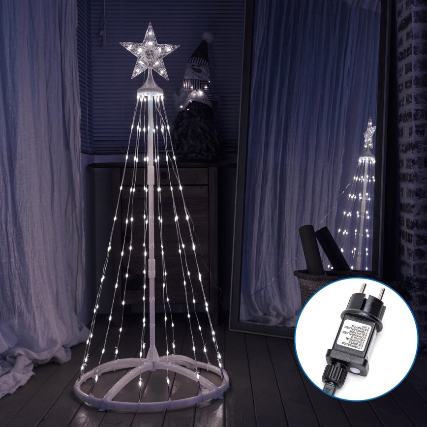 Aigostar - Decorazione natalizia a LED per esterno LED/3,6W/230V 120 cm IP44 bianco freddo