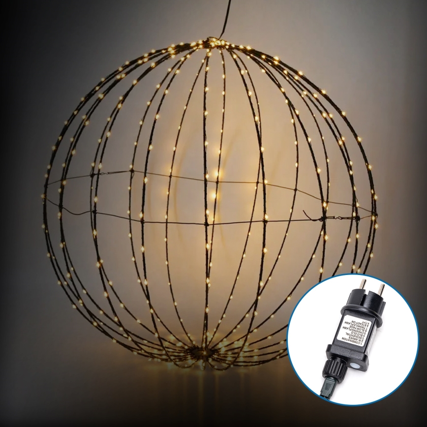 Aigostar -Decorazione natalizia a LED per esterno LED/3,6W/230V sfera 30cm IP44 bianco caldo