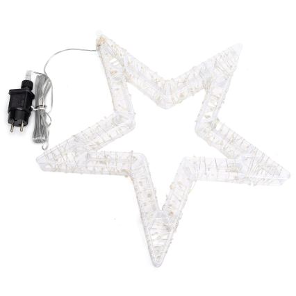 Aigostar - LED decorazione natalizia da esterno 540xLED/6W/230V IP44 bianco caldo stella 45cm