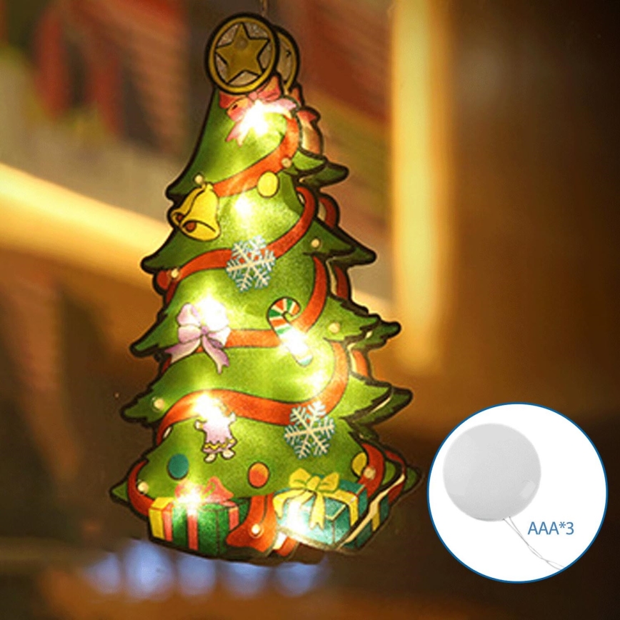 Aigostar - Decorazione natalizia LED LED/3xAAA albero 15cm