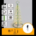 Aigostar - Decorazione natalizia solare a LED LED/0,59W/3,7V 100 cm IP65 130 mAh bianco caldo