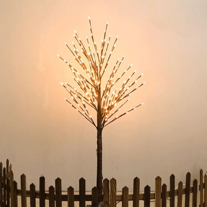 Aigostar - Decorazione solare a LED 152xLED/3,8m IP65 bianco caldoù
