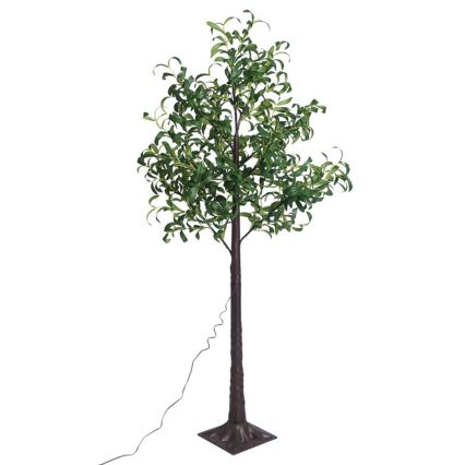 Aigostar - Decorazione solare a LED 285xLED/3,8m IP65 bianco caldo oliva
