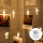 Aigostar - Dekorative LED-Kette mit Klammern 20xLED/3xAA 3,3m warmweiβ