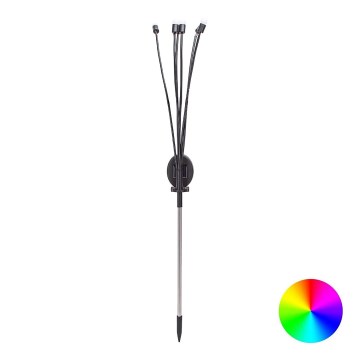 Aigostar - Dekorative LED-RGB-Solarleuchte LED/0,04W/1,2V 68,5cm IP44