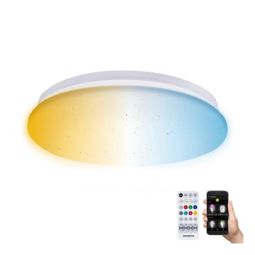 Aigostar - Dimmbare LED-Deckenleuchte für Badezimmer MESH Smart LED/12W/230V 3000-6500K IP44 + Fernbedienung