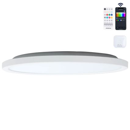 Aigostar - Dimmbare LED-RGBW-Deckenleuchte MESH LED/24W/230V 3000-6500K weiß + Fernbedienung
