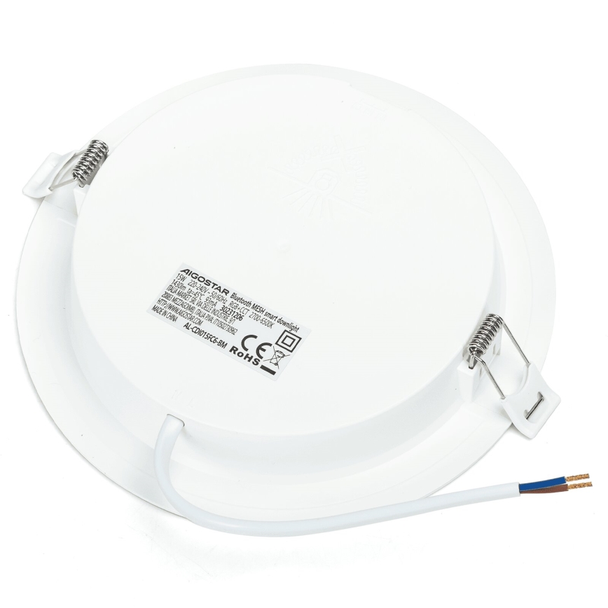 Aigostar - Dimmbare LED-RGBW-Einbauleuchte MESH LED/15W/230V 2700-6500K d 17 cm