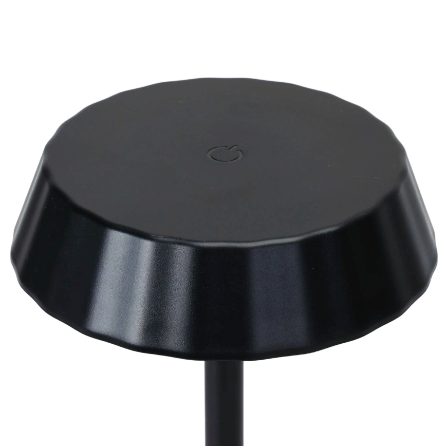 Aigostar - Dimmbare LED-Tischlampe AMBIENT LED/2,4W/5V 3000-6500K schwarz 2000 mAh