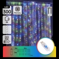 Aigostar - Dimmbare LED-Weihnachtslichterkette 300 LEDs/8 Funktionen USB 6x3m mehrfarbig + Fernbedienung