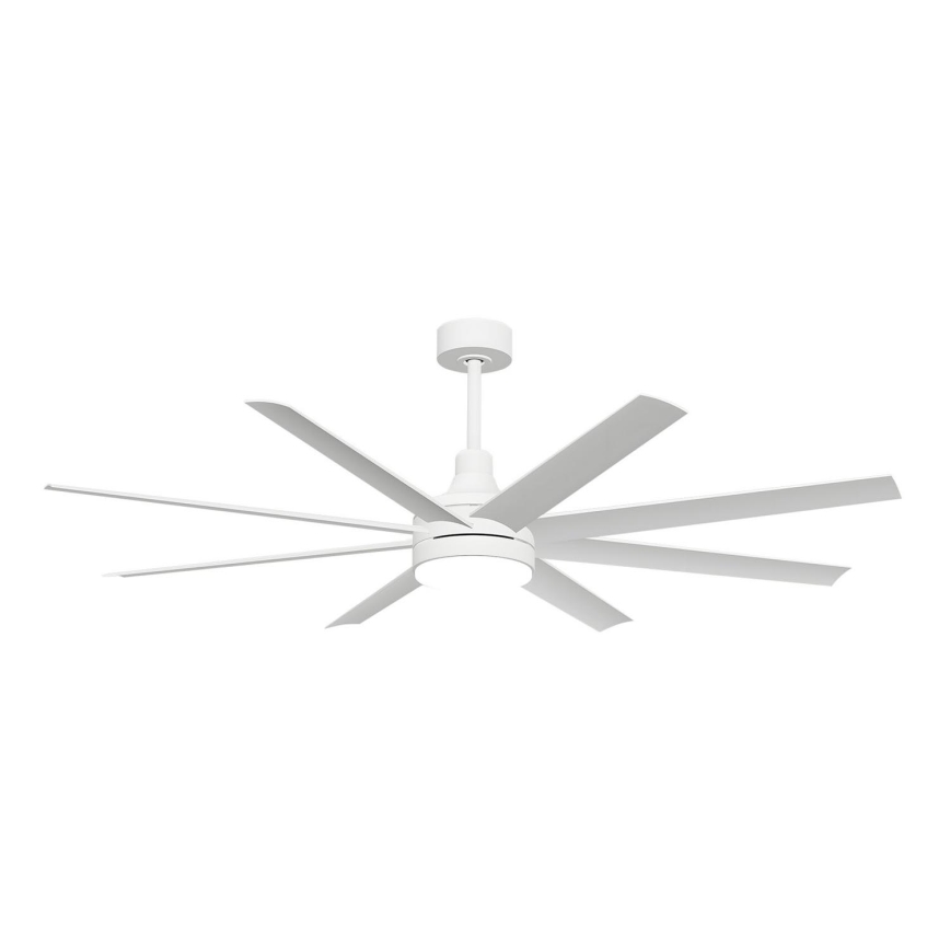 Aigostar - Dimmbarer LED-Deckenventilator LED/24W/230V 2700-6500K d 165 cm + Fernbedienung weiß