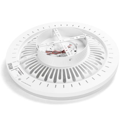 Aigostar - Dimmbarer LED-Deckenventilator LED/40W/230V 2700/4000/6500K d 50 cm + Fernbedienung weiß