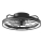 Aigostar - Dimmbarer LED-Deckenventilator LED/40W/230V 2700-6500K d 48 cm + Fernbedienung schwarz