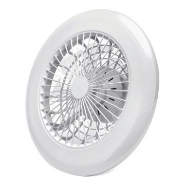 Aigostar - Dimmbarer LED-Deckenventilator LED/40W/230V 2700-6500K d 49 cm + Fernbedienung weiß