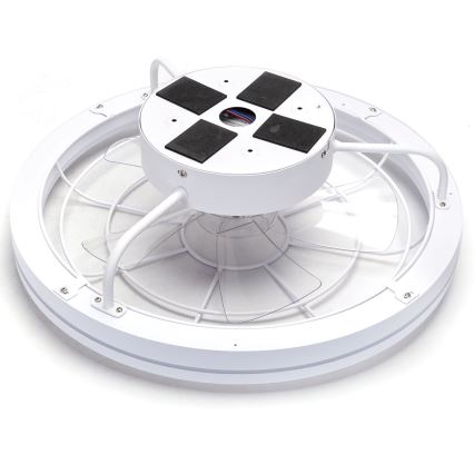 Aigostar - Dimmbarer LED-Deckenventilator LED/40W/230V 2700-6500K d 48 cm + Fernbedienung weiß