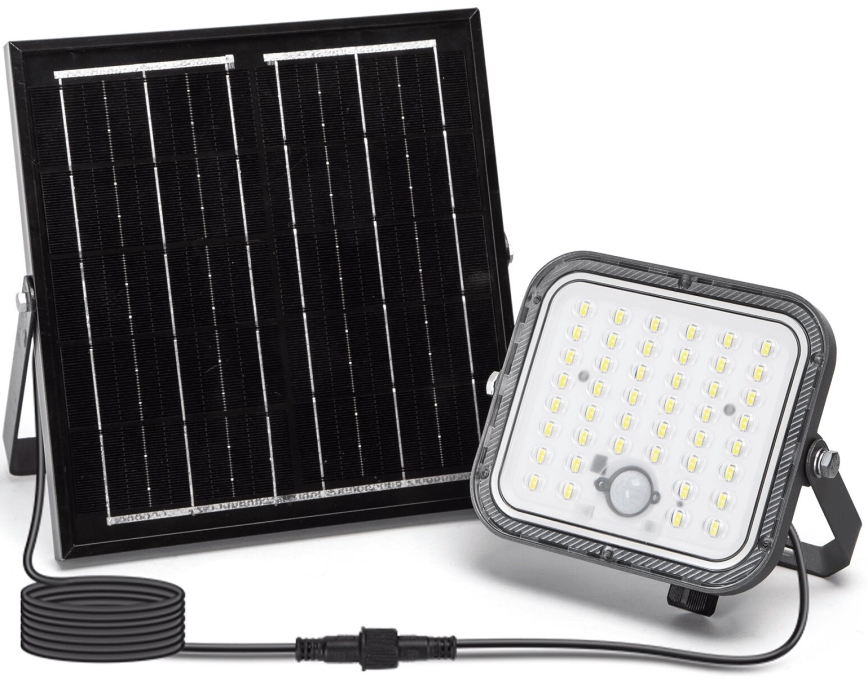 Aigostar - Dimmbarer LED-Solarstrahler mit Sensor LED/80W/3,4V 6500K IP66 + Fernbedienung