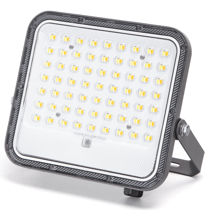 Aigostar - Dimmbarer LED-Solarscheinwerfer LED/100W/3,4V 3000/4000/6500K IP66 8000 mAh + Fernbedienung