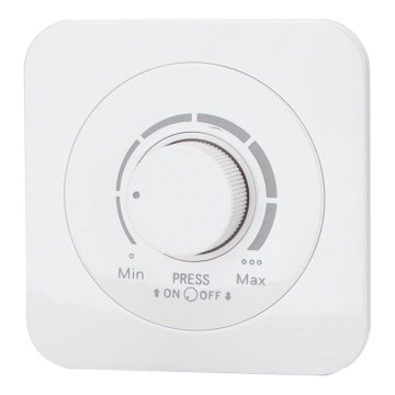 Aigostar - Dimmer con cornice 250V/10A bianco