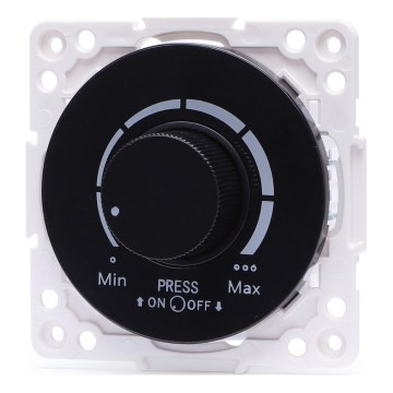 Aigostar - Dimmer senza cornice 250V/10A nero