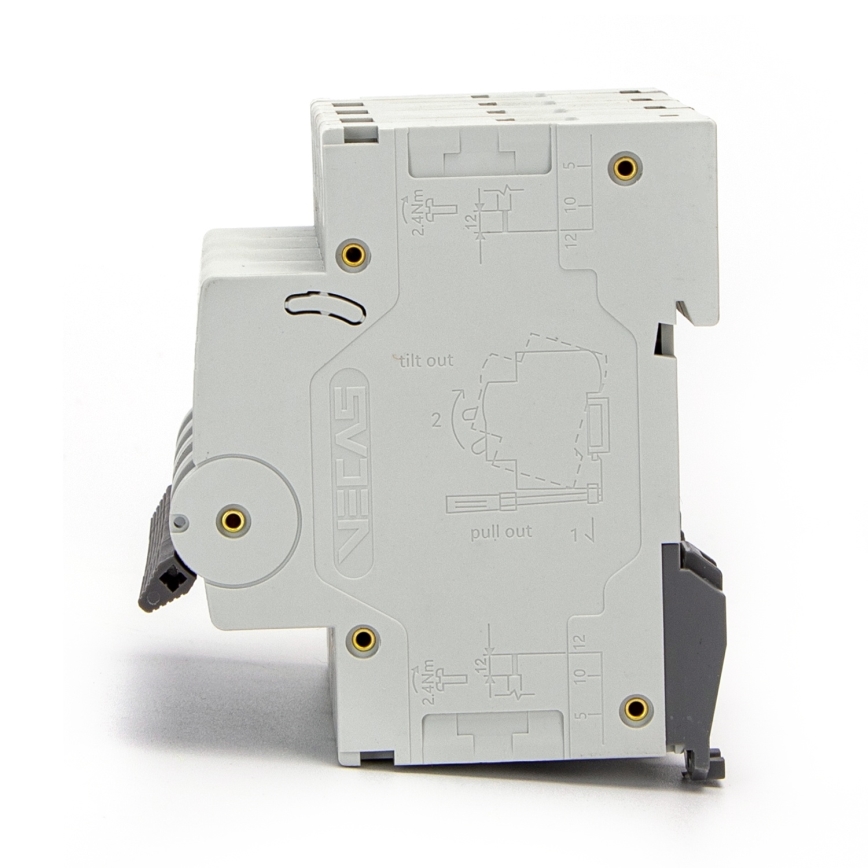 Aigostar - Disjoncteur 4 pôles, 20 A, courbe C, 400 V