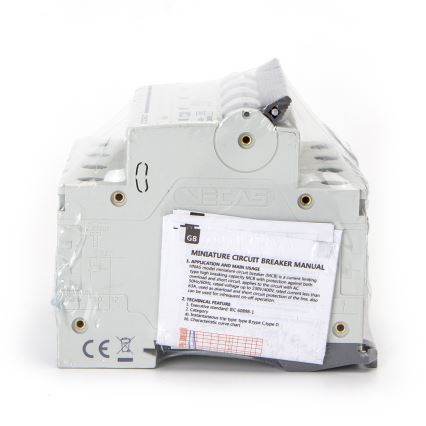 Aigostar - Disjoncteur 4 pôles, 20 A, courbe C, 400 V
