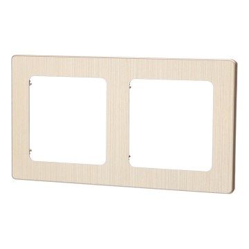 Aigostar - Doppelrahmen aus Aluminium, goldfarben