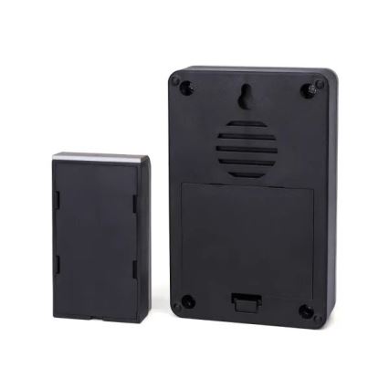 Aigostar - Drahtlose Türklingel 3xAA IP44 schwarz/kupfer