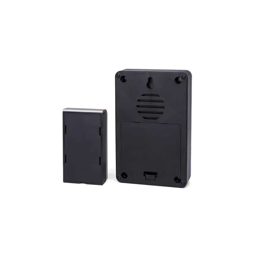 Aigostar - Drahtlose Türklingel 3xAA IP44 schwarz/kupfer