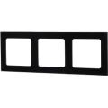 Aigostar - Dreifach-Fotorahmen Glas schwarz