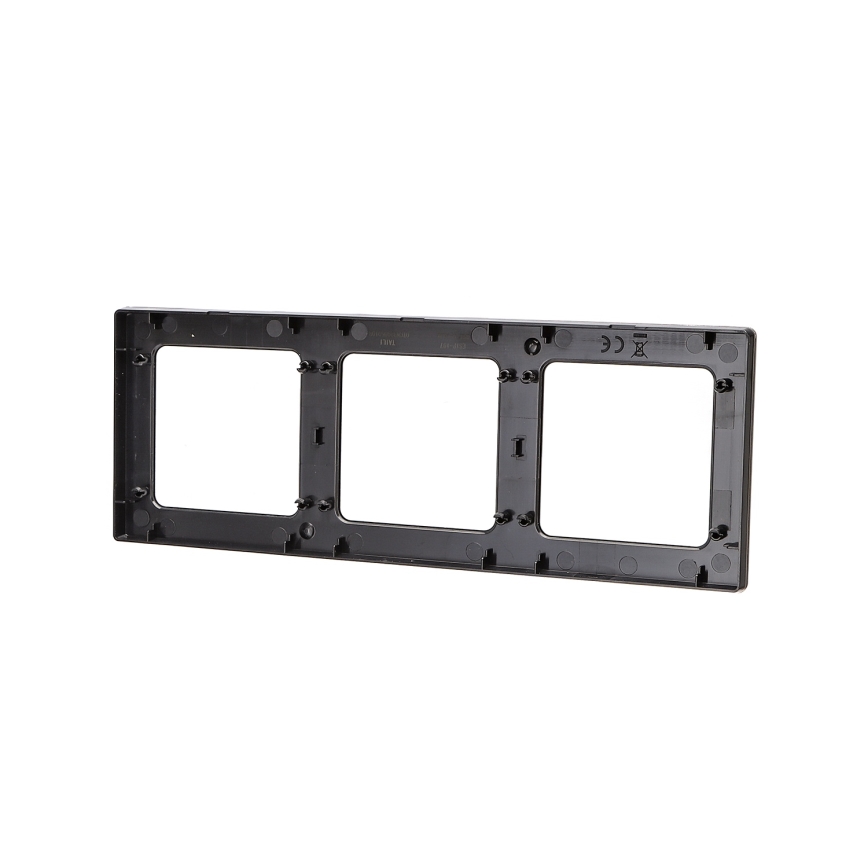 Aigostar - Dreifachrahmen aus Aluminium, schwarz