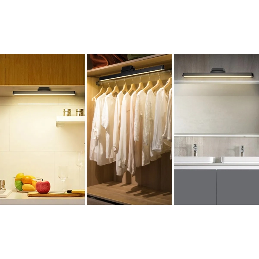 Aigostar - Éclairage de miroir à intensité variable rechargeable LED/2,9W/5V