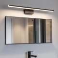 Aigostar - Éclairage de miroir salle de bain LED/12W/230V 4000K 60 cm IP44 noir