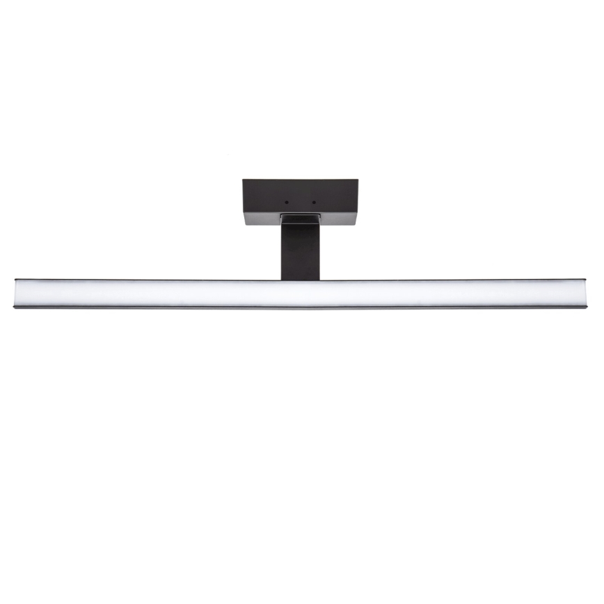 Aigostar - Éclairage de miroir salle de bain LED/12W/230V 4000K 60 cm IP44 noir