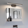 Aigostar - Éclairage de miroir salle de bain LED/8W/230V 4000K 40 cm IP44 noir
