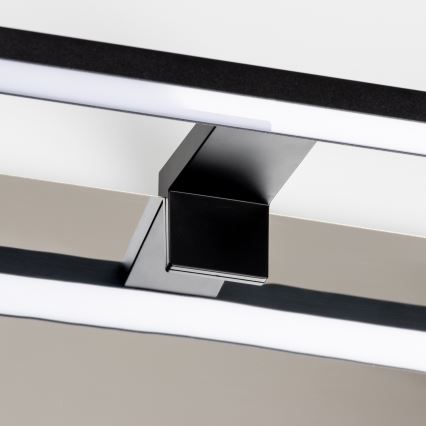 Aigostar - Éclairage de miroir salle de bain LED/8W/230V 4000K 40 cm IP44 noir