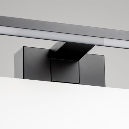 Aigostar - Éclairage de miroir salle de bain LED/8W/230V 4000K 40 cm IP44 noir