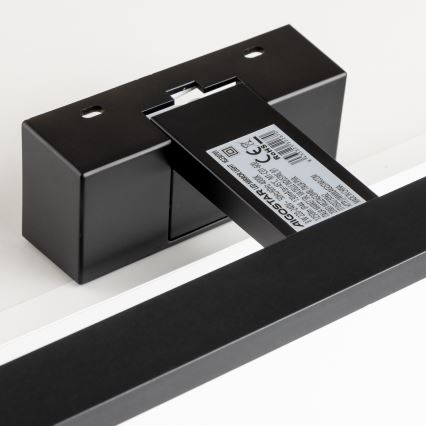 Aigostar - Éclairage de miroir salle de bain LED/8W/230V 4000K 40 cm IP44 noir