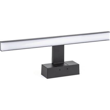 Aigostar - Éclairage de miroir salle de bain LED/8W/230V 4000K 40 cm IP44 noir
