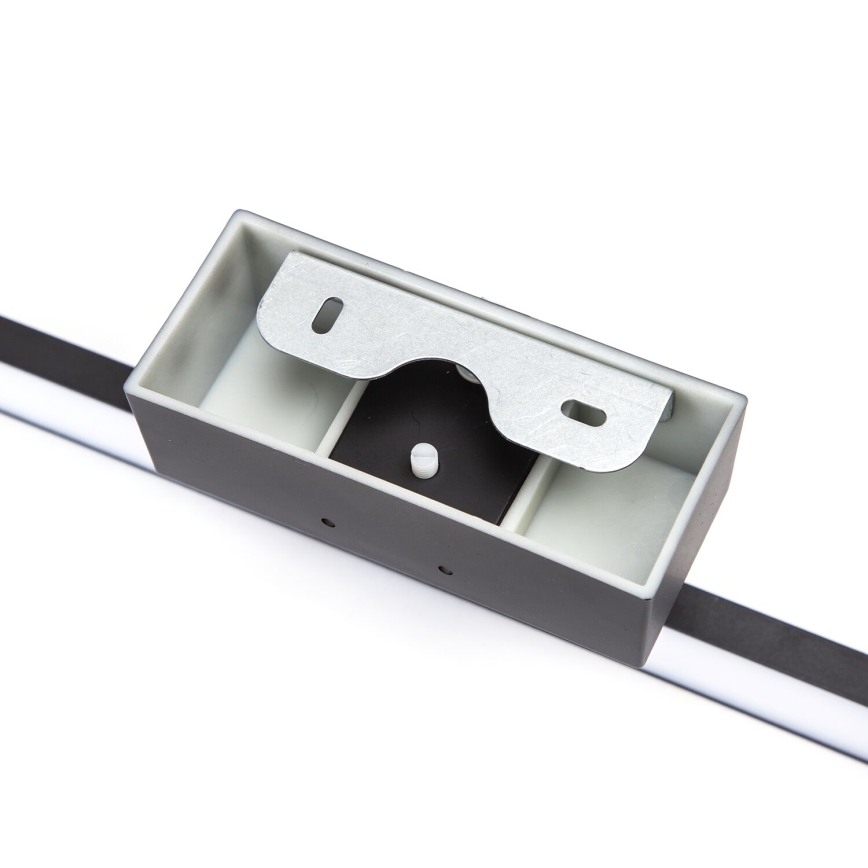 Aigostar - Éclairage de miroir salle de bain LED/8W/230V 4000K 40 cm IP44 noir
