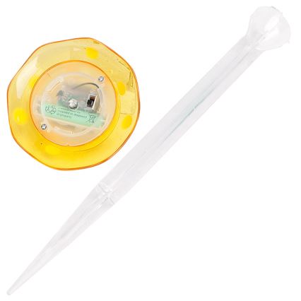 Aigostar - Éclairage solaire LED/0,006W/1,2V 100 mAh 2700K IP44 jaune