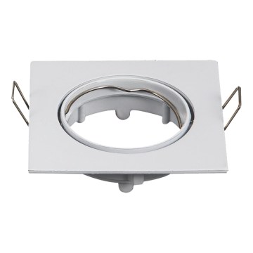 Aigostar - Einbauring für Einbaustrahler GU10 8,2x8,2 cm weiß
