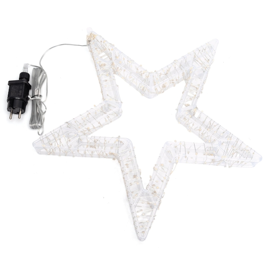 Aigostar - LED Décoration de Noël extérieure 540xLED/6W/230V IP44 blanc chaud 45cm étoile