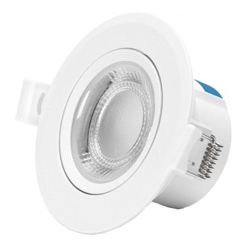 Aigostar - Faretto da incasso LED/7W/230V 3000K Ø 8,5 cm bianco caldo