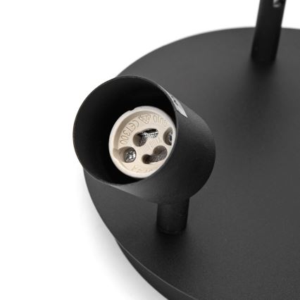 Aigostar - Faretto orientabile 3xGU10/60W/230V nero